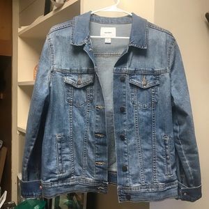 oversized fit denim jacket